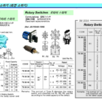 793031 ROTARYSWITCH,TYPE#R21-POLE