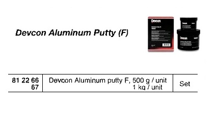 812268 DEVCONALUMINIUMPUTTY,F,15LBS