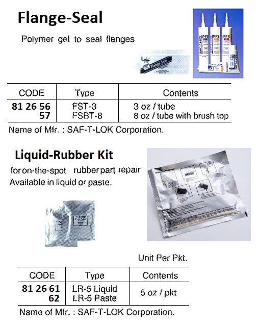 812662 LIQUID-RUBBERKITS,LR-5PASTE,5OZ/PKT,SAF-T-LOKCO