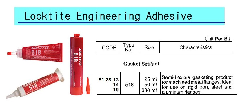 812813 LOCTITENO.518GASKETSEALANT,25ML