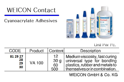 812930 WEICONVA100,500GRM