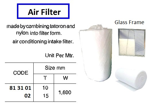 813101 AIRFILTER,10x2000MM