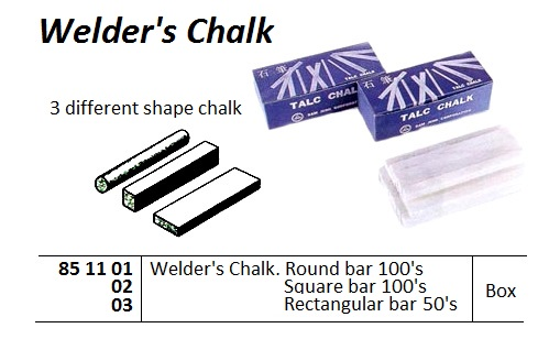 851102 WELDERSCHALK,SQUAREBAR,100'S/BOX
