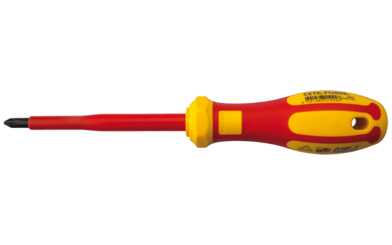 Ceta Form G02-002-150 C-Plus 1000V İzoleli Yıldız Uçlu Tornavida Ph2x150 mm