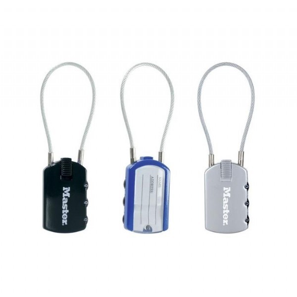 Master Lock Çelik Kablo Kelepçeli Şifreli Kilit 65mm