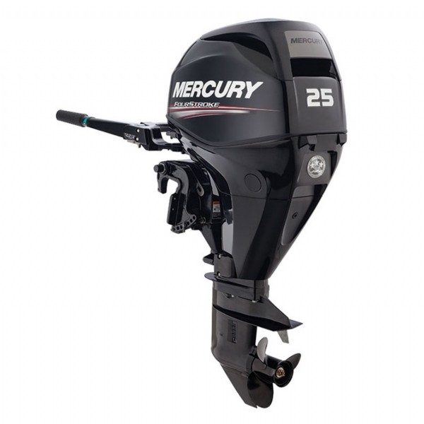 Mercury 25 HP Deniz Motoru, Uzun Şaft, Manuel Kontrol