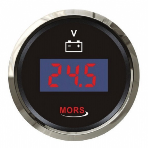 Mors Dijital Akü Göstergesi Voltmetre 12-24V