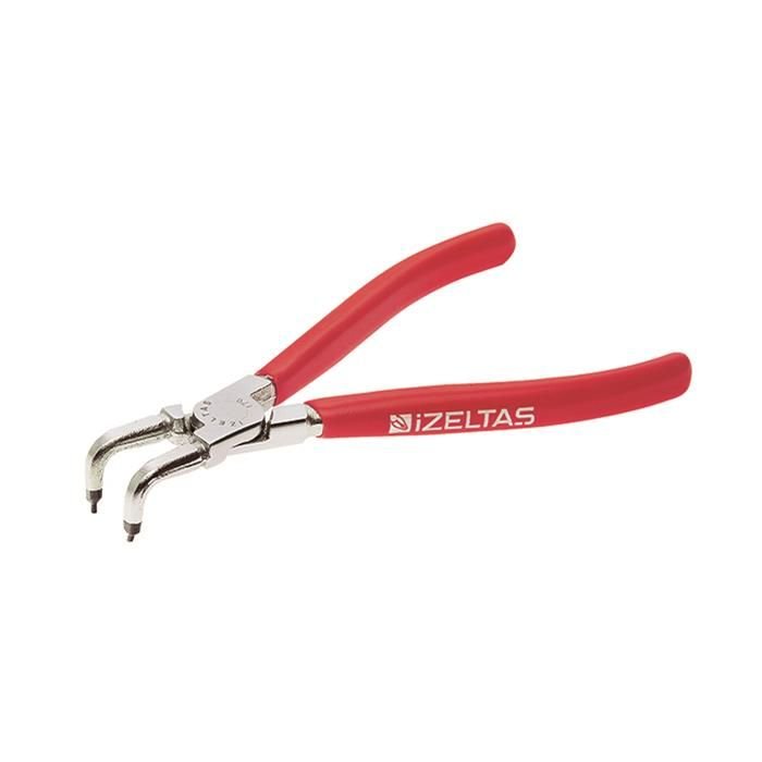 İzeltaş İç Segman Pensi Yaysız Eğri 210 mm