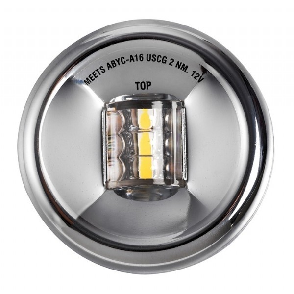 Yuvarlak Kıç Feneri, Krom Kapaklı, Led 12V